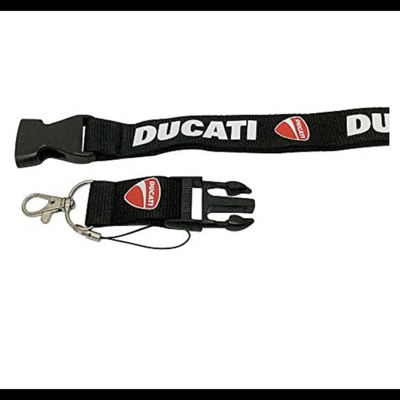 Ducati Black Super Bike Lanyard - Picture 2 of 2